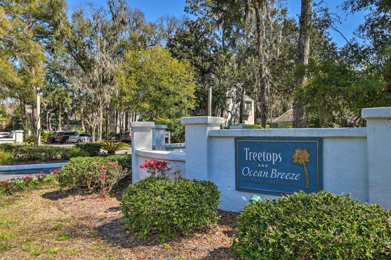 Coastal Oasis With Pool - Walk To Coligny Beach Park Hilton Head Island Eksteriør billede